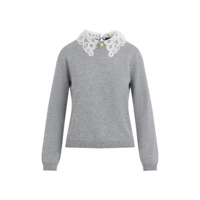 FABIANA FILIPPI FABIANA FILIPPI GREY VIRGIN WOOL SWEATER