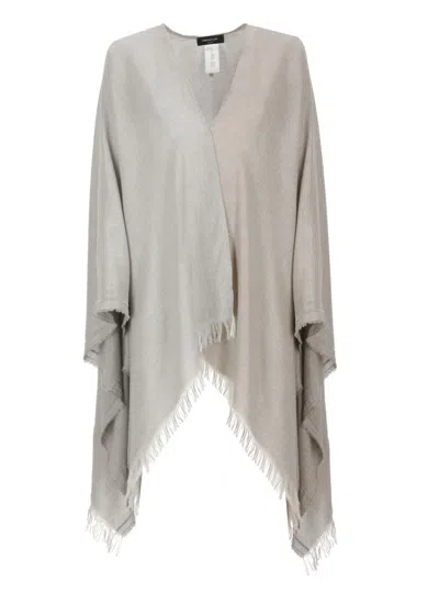 Fabiana Filippi Grey Viscose Cape