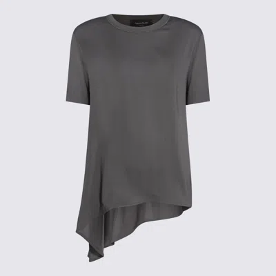 Fabiana Filippi Grey Viscose T-shirt