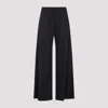 Fabiana Filippi Wide-leg Trousers In Virgin Wool In Black