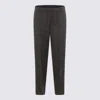 Fabiana Filippi Relaxed Trousers In Textured Fabric In Gray