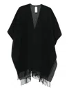 Fabiana Filippi Grey Wool Sweater In Black