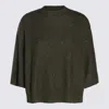 Fabiana Filippi Sequinned Cropped Sweater In Loden