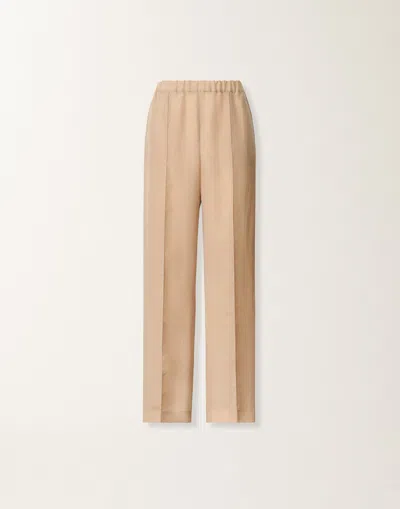 Fabiana Filippi Gubbio Jogging Pants In Fluid Maple In Brown