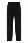 Fabiana Filippi Gubbio Jogging Trousers In Milano Stitch Jersey In Black