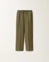 Fabiana Filippi Gubbio Linen And Viscose Trousers In Grass