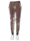 Fabiana Filippi Knitted Cuffs Velvet Trousers In Brown