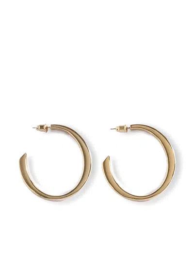 Fabiana Filippi Half Hoop Earrings In Gold