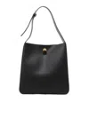 Fabiana Filippi Leather Hobo Bag With Eclipse Buckle