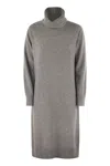 Fabiana Filippi Women's High Neck Dress With Sequins