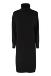Fabiana Filippi Women's High Neck Dress With Sequins In Black