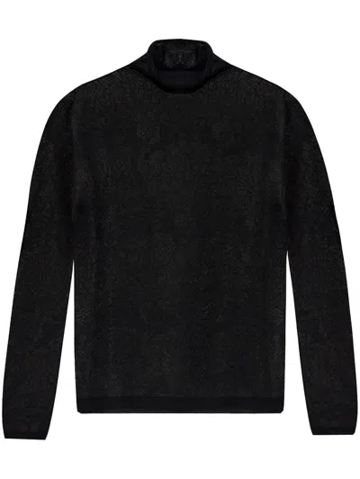 Fabiana Filippi High-neck Jumper In Black