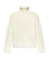 Fabiana Filippi Wool And Silk Blend Turtleneck Sweater In White