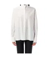 Fabiana Filippi Structured High Neck Shirt With Buttoned Cuffs