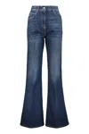 Fabiana Filippi High-rise Flared Jeans In Denim