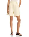 Fabiana Filippi Bermuda Shorts In Silk Cotton Blend In Light Beige