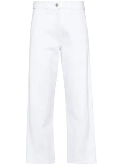 Fabiana Filippi High-rise Straight-leg Denim In White