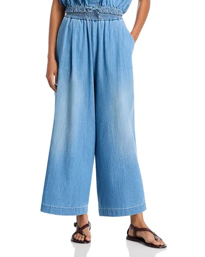 Fabiana Filippi High Rise Wide Leg Pants In Light/pastel