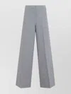 Fabiana Filippi Wide-leg Trousers With Clean Waistband And Subtle Pleats