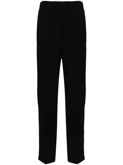 Fabiana Filippi High-waist Straight-leg Trousers In Black