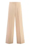 Fabiana Filippi Women's High-waist Wide-leg Trousers In Pink
