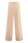 Fabiana Filippi Women's High-waist Wide-leg Trousers In Pink