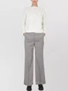 Fabiana Filippi High Waist Wide Leg Trousers With Front Pleats