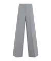 Fabiana Filippi Wide-leg Trousers With Clean Waistband And Subtle Pleats
