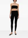 Fabiana Filippi Viscose Leggings In Black