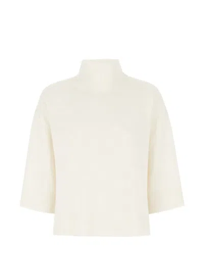 Fabiana Filippi High-neck Sweater In White