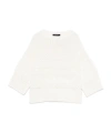 Fabiana Filippi Open-knit Sweater In White