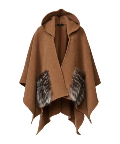 FABIANA FILIPPI HOODED CLOAK