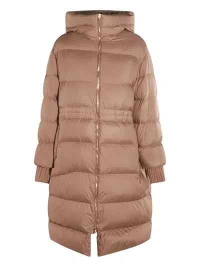 FABIANA FILIPPI HOODED QUILTED COAT
