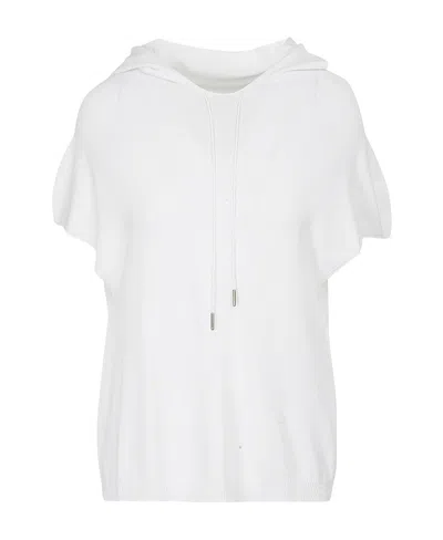 Fabiana Filippi Hooded Sweater In White