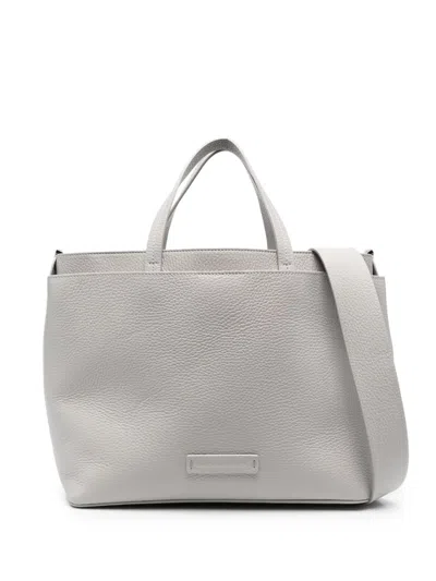Fabiana Filippi Inga Stud-detail Tote Bag In Grey