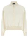 Fabiana Filippi Insert Bomber Jacket Puffer Jackets White In Neutral