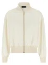 Fabiana Filippi Insert Bomber Jacket Puffer Jackets White In White