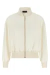 Fabiana Filippi Insert Bomber Jacket Puffer Jackets White In White
