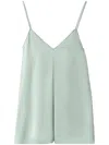 Fabiana Filippi Inverted-pleat Tank Top In Green