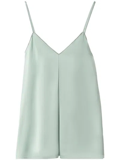 Fabiana Filippi Inverted-pleat Tank Top In Green