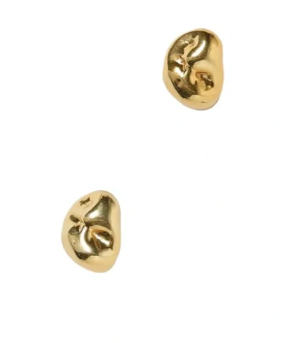 Fabiana Filippi Irregular Earrings In Gold