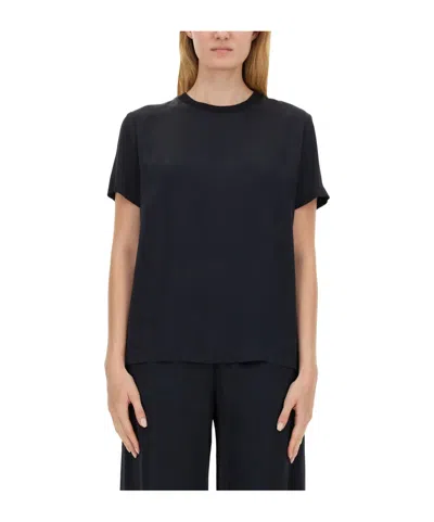 Fabiana Filippi Item O-neck Short-sleeved T-shirt In Black