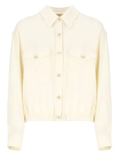 FABIANA FILIPPI FABIANA FILIPPI IVORY VISCOSE BLAZER