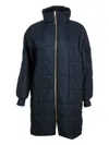 Fabiana Filippi Tech Fabric Coat In Blue
