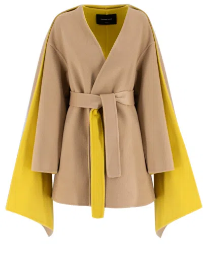 Fabiana Filippi Jacket In Cammello Curcuma
