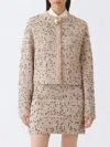 Fabiana Filippi Wool-blend Jacket In Neutral