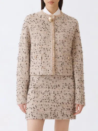 FABIANA FILIPPI JACKET FABIANA FILIPPI WOMAN COLOR BEIGE,H20345022