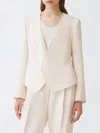 Fabiana Filippi Embellished Open-front Cady Jacket In Neutral