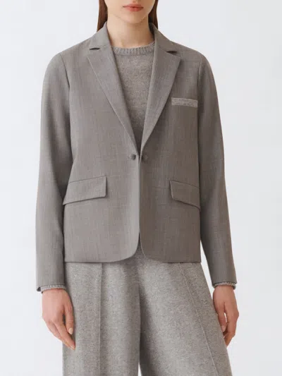 Fabiana Filippi Jacket  Woman Color Grey In Gray