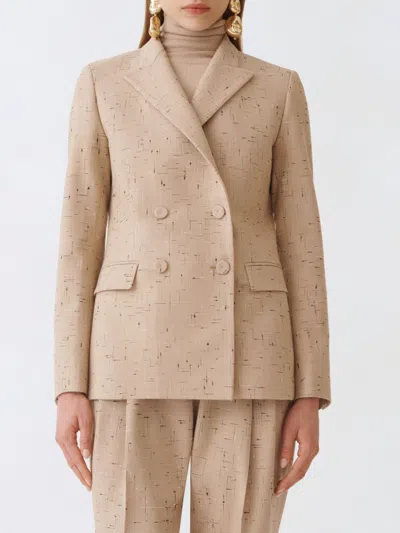 FABIANA FILIPPI BLAZER FABIANA FILIPPI WOMAN COLOR HONEY,H20079106